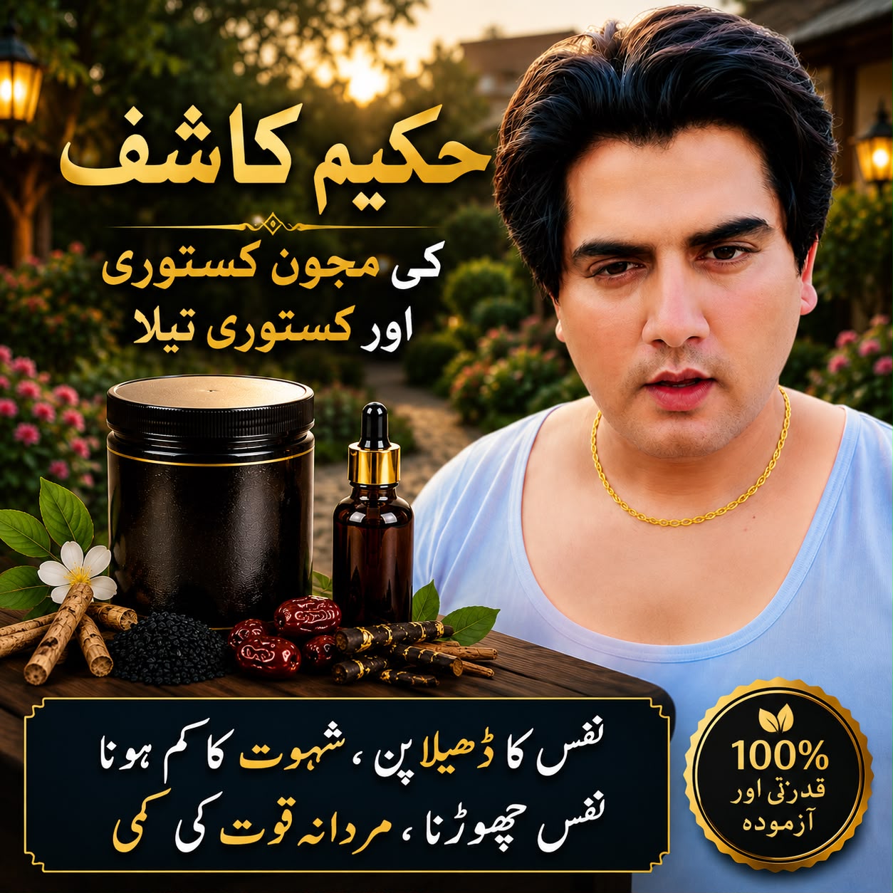 Deal Majoon + Tila Oil Kasturi By Famous Hakeem Kashif